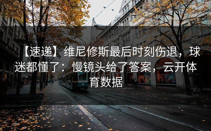 【速递】维尼修斯最后时刻伤退，球迷都懂了：慢镜头给了答案，云开体育数据